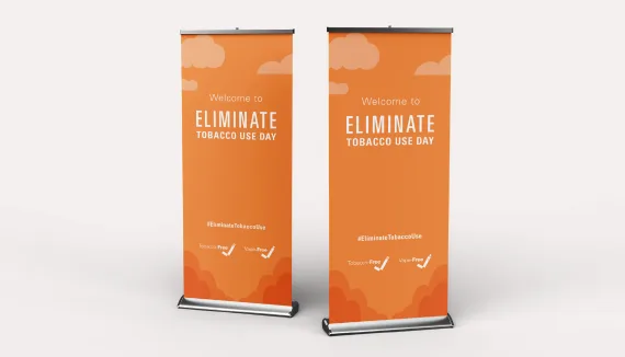 Pull up banners 2x