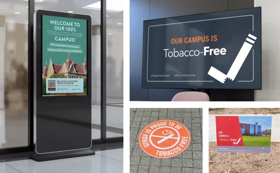 Ir campus highlights signage 2x 100